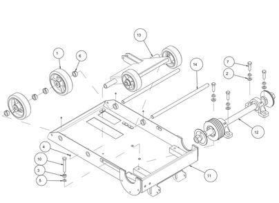 Section 04 Diagram and Parts List for MK-2422SSP 170956 MK Diamond Concrete Saw